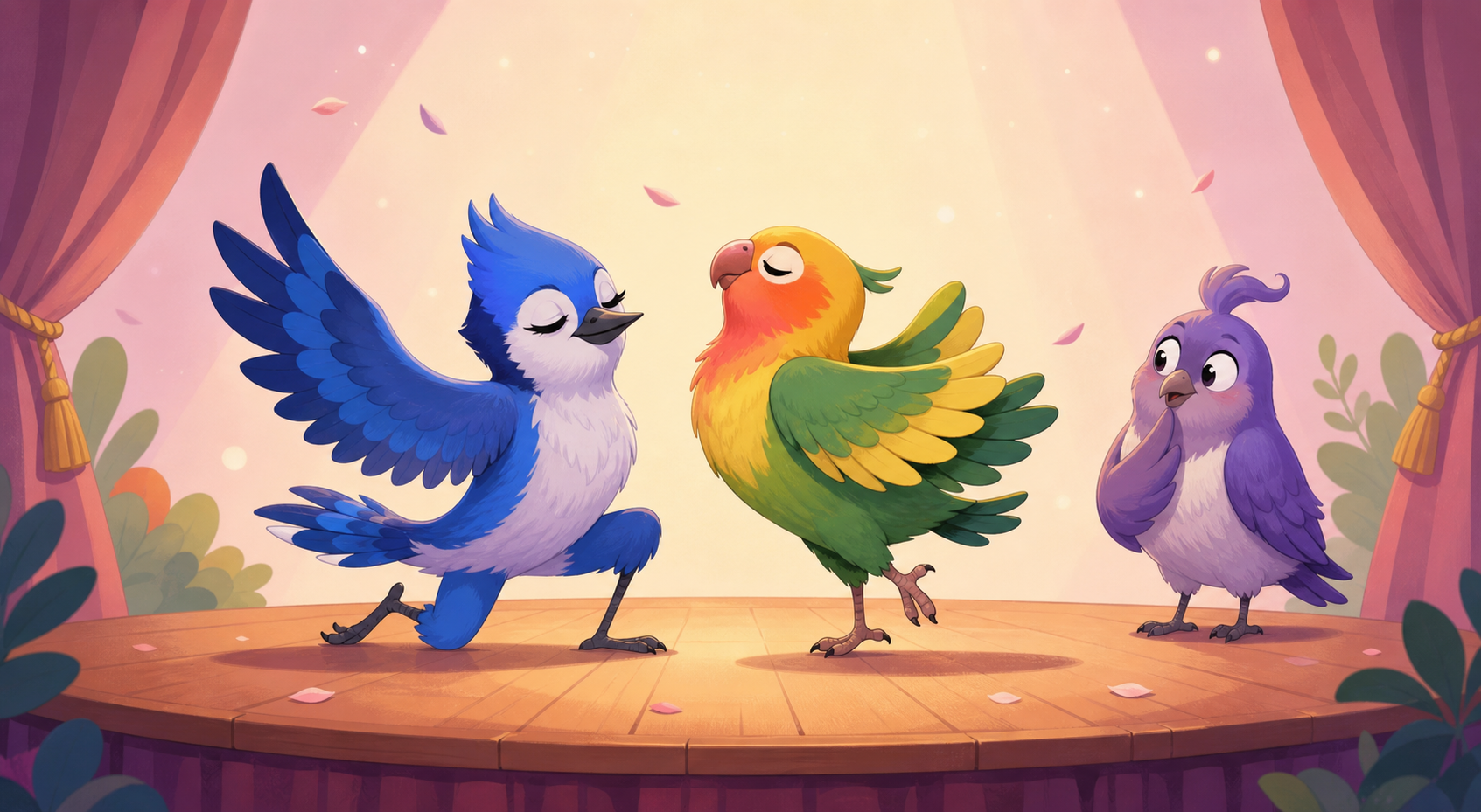 Birds For Some Reason 뜻 설명용 새 춤 일러스트