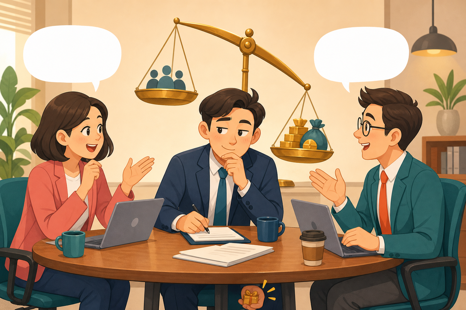 Corruption Is Only Bad If I'm Not Involved 밈 설명용 일러스트