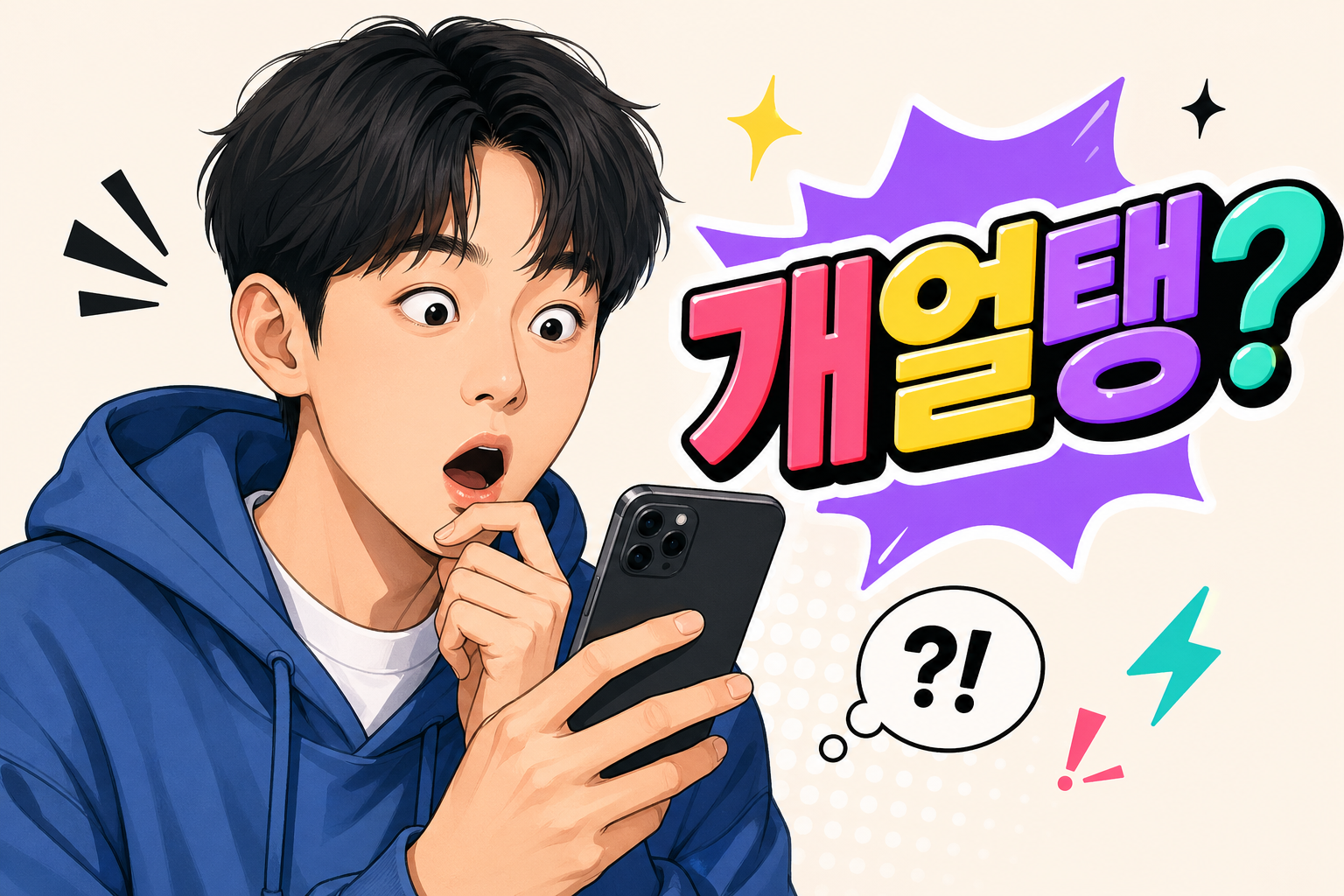 개얼탱 뜻을 소개하는 대표 이미지