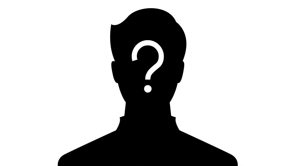무슨 뜻인지 몰라서 잠깐 멈칫하는 표정을 떠올리게 하는 상징 이미지