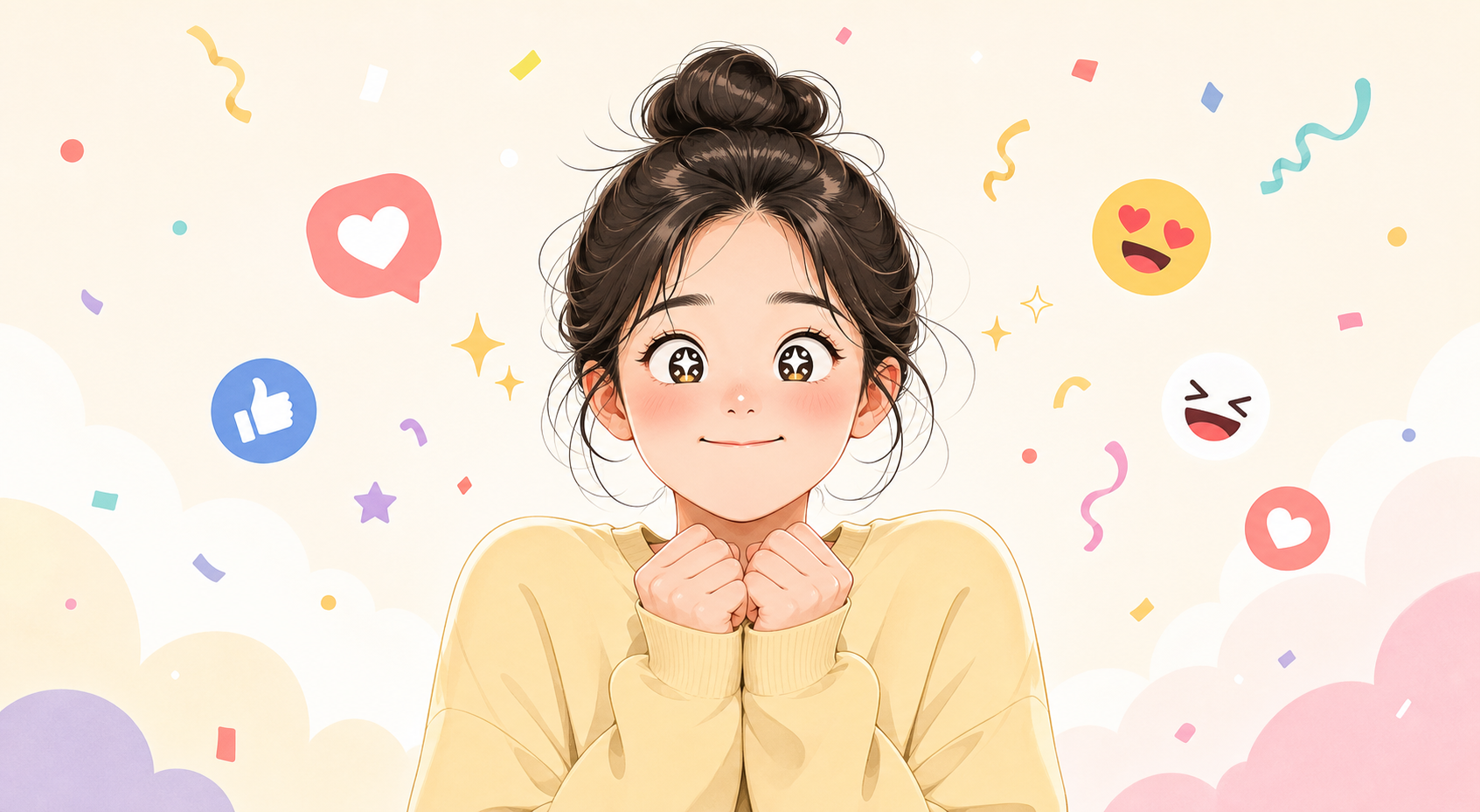 Not Very Nonchalant 밈 설명용 일러스트