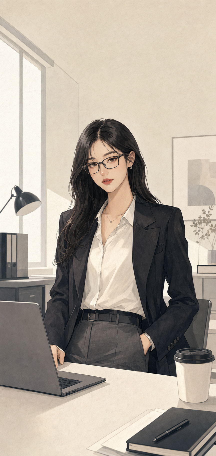 오피스 사이렌 밈 설명용 일러스트